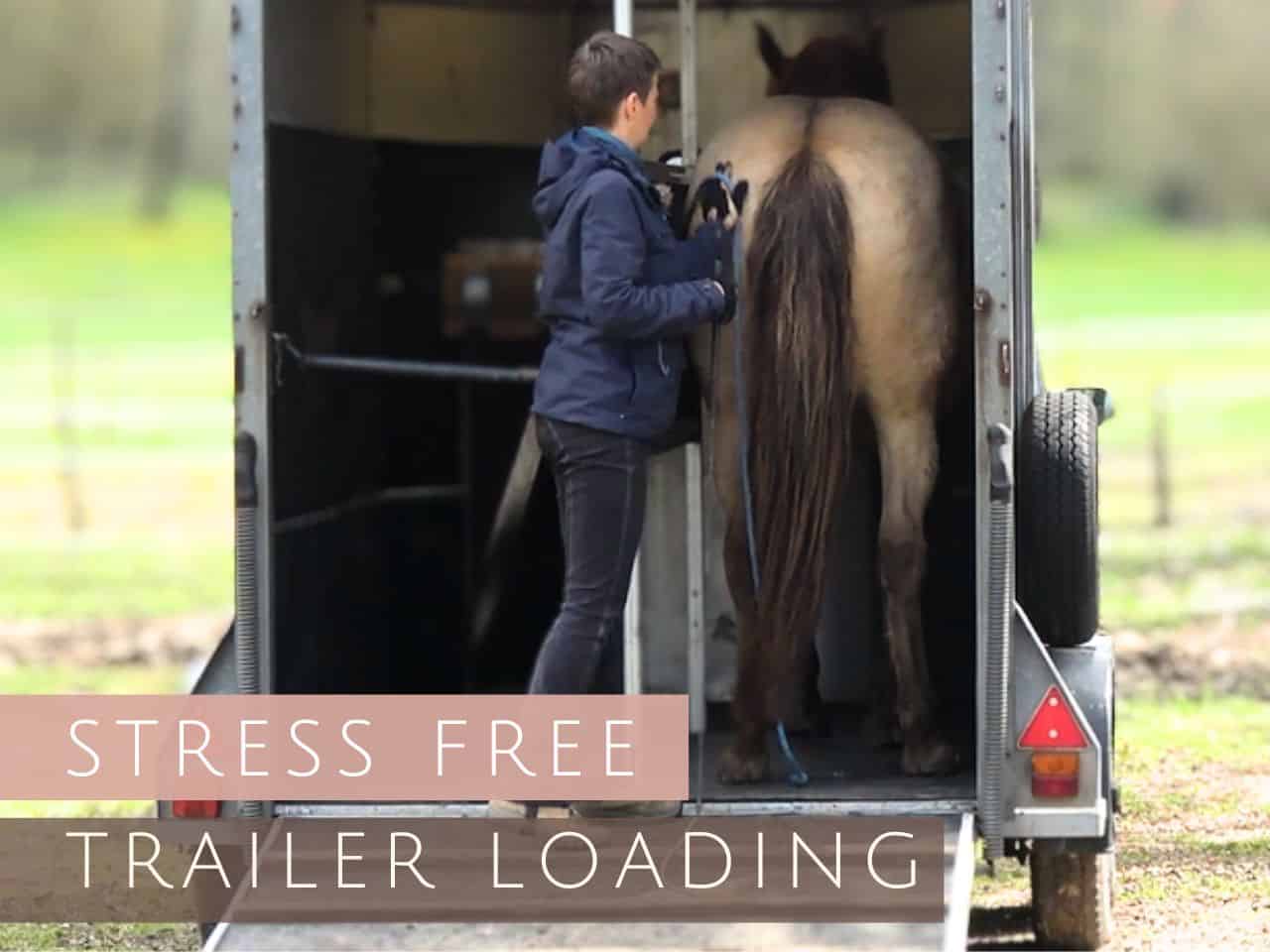 Stress free trailer loading course