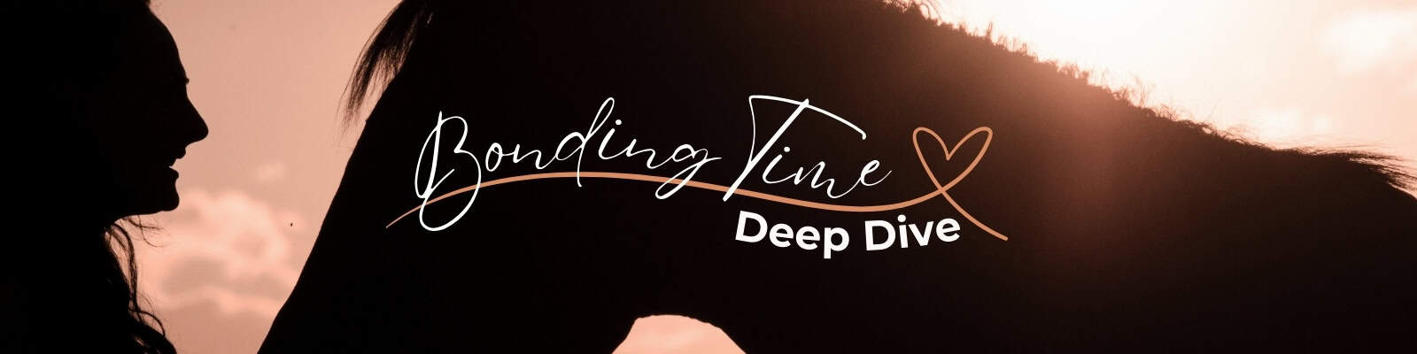 Horsewoman standing with her horse at liberty, feeling calm and connected